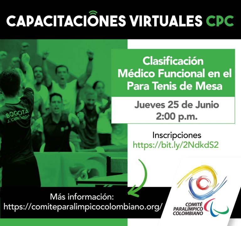 Capacitación virtual sobre la clasificación médico funcional en para tenis de mesa