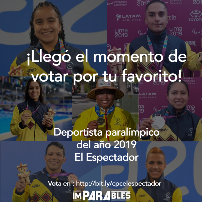 Siete atletas nominados por El Espectador como mejor deportista paralímpico de 2019