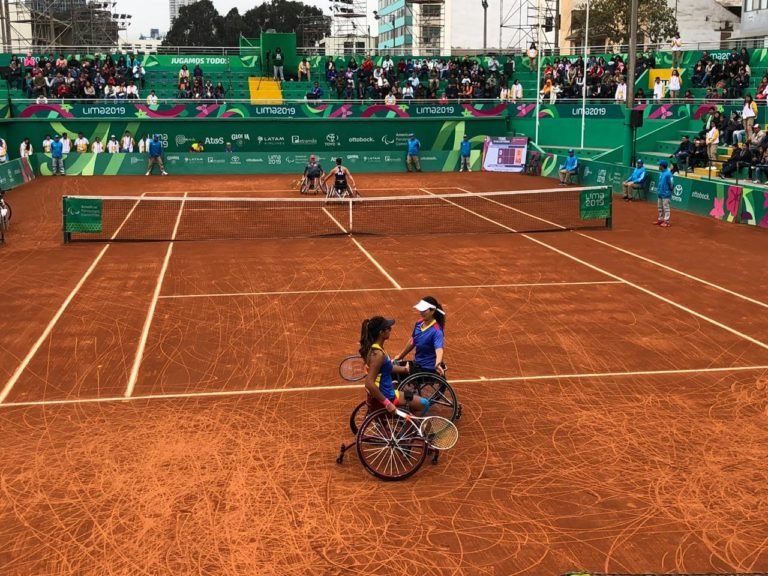 Un oro, una plata y el primer cupo a Tokio 2020, le entregó el tenis en silla de ruedas a Colombia en Lima 2019