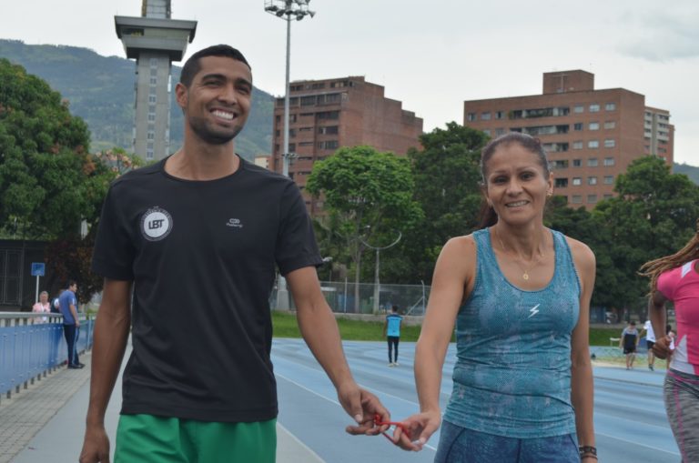 Jonathan Sánchez y Maritza Arango, una dupla que corre en grande