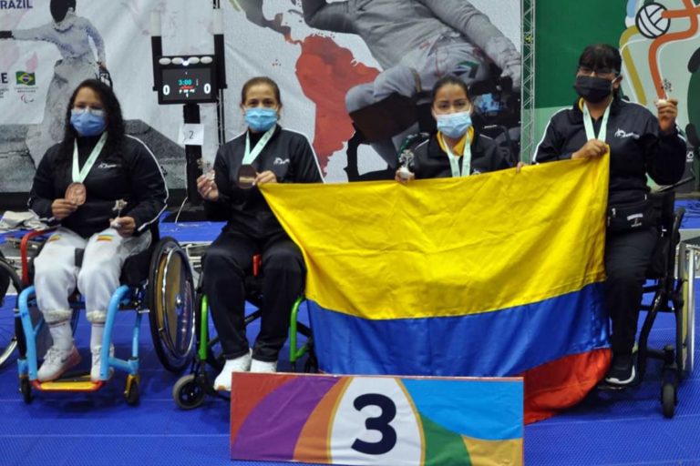 Con 8 medallas Colombia finalizó su participación en la Copa Satélite de Esgrima Paralímpica 2021