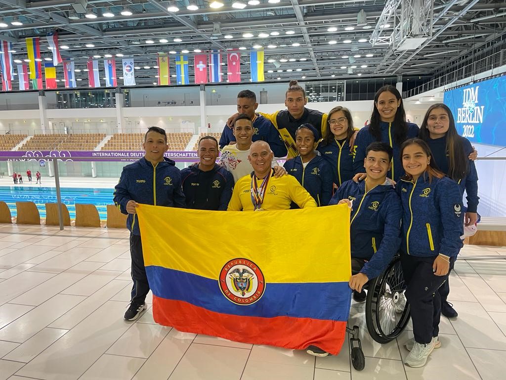 Colombianos en la serie mundial de para natación 