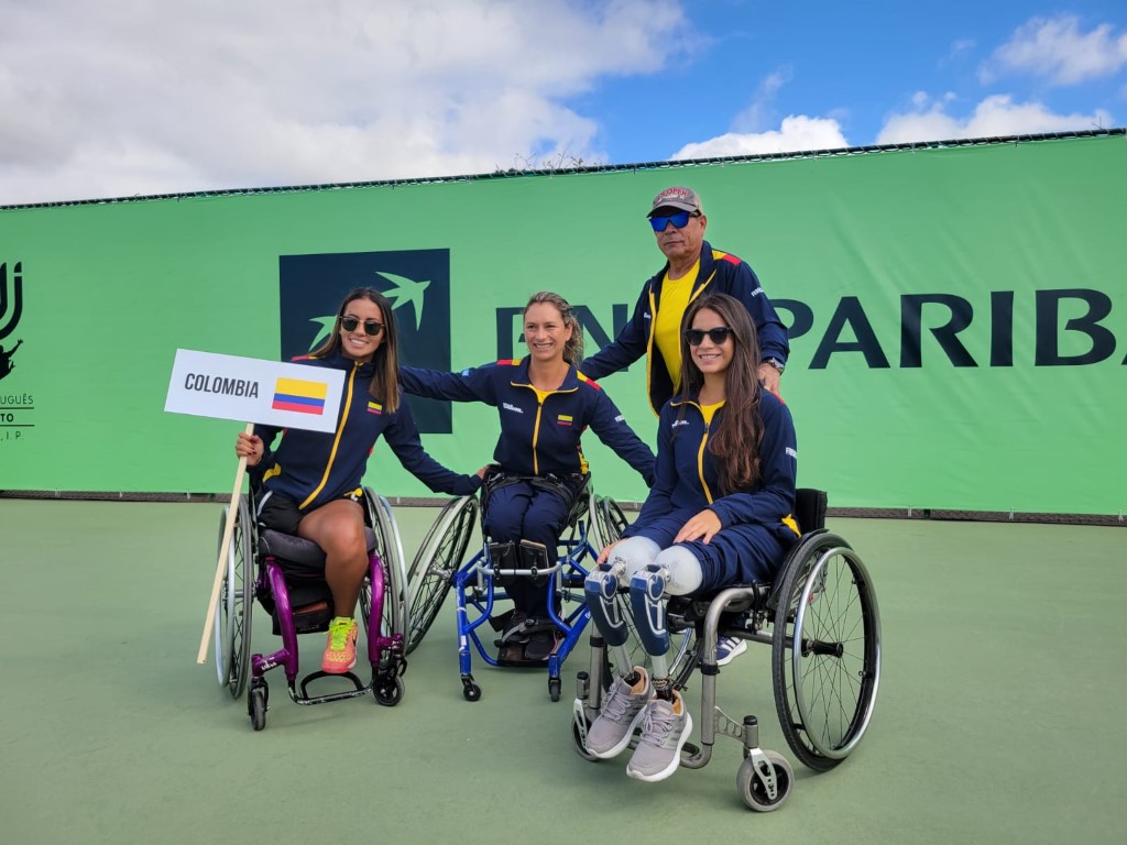 Delgación tenis en silla de ruedas en Portugal 