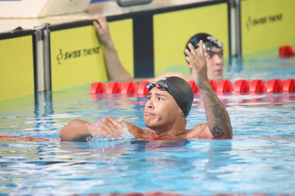 Miguel Rincón en competencia cuatro medallas