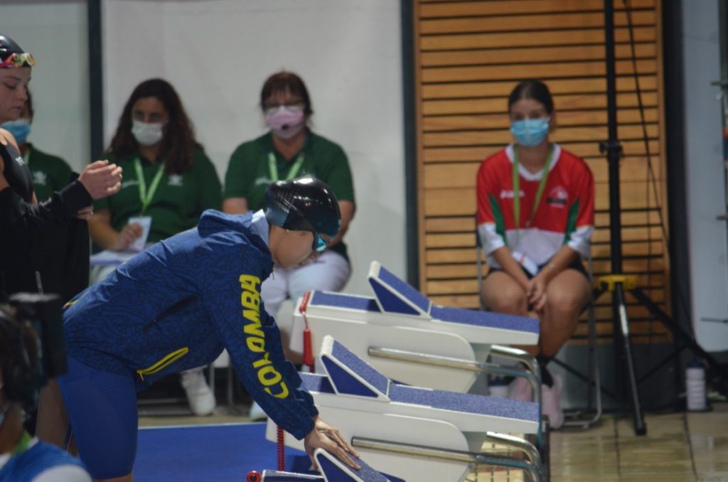 María Paula Barrera en competencia