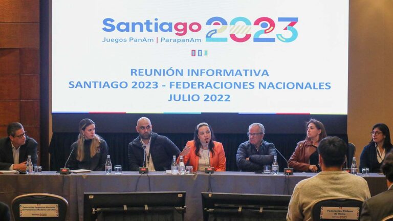 Santiago 2023 realiza reunión con Federaciones Nacionales