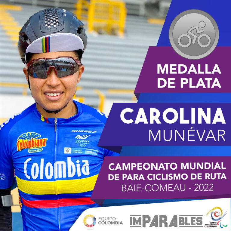 Medalla de plata para Colombia en el Mundial de Para ciclismo