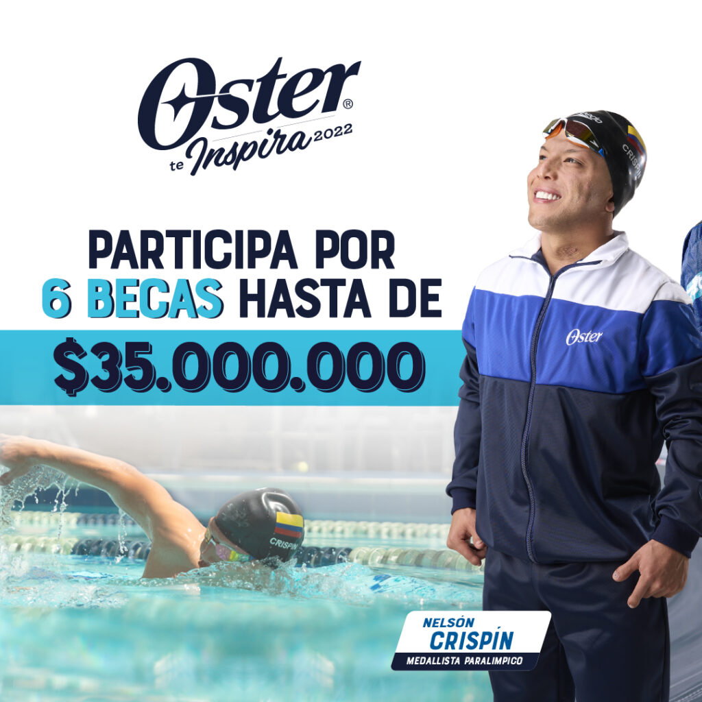 Nelson Crispín es la imagen oficial de la campaña "Oster te inspira" 