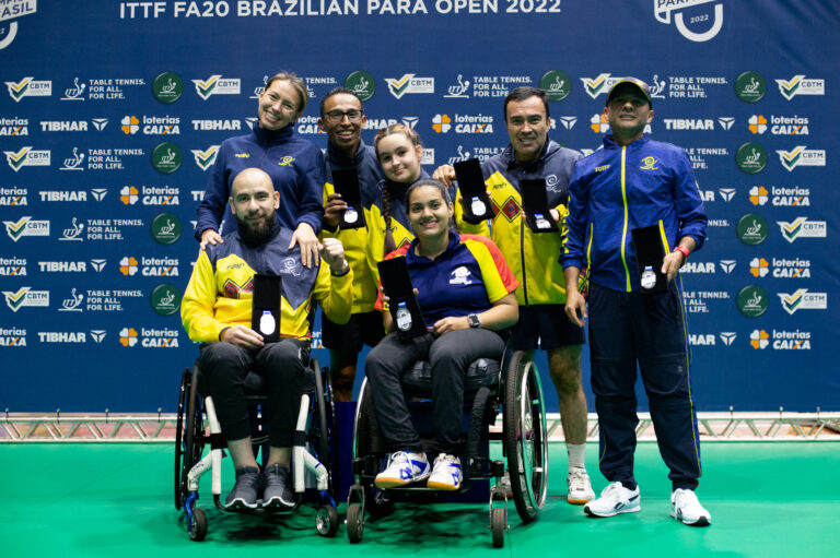 Las medallas de Colombia en el ITTF Brazilian Para Open 2022