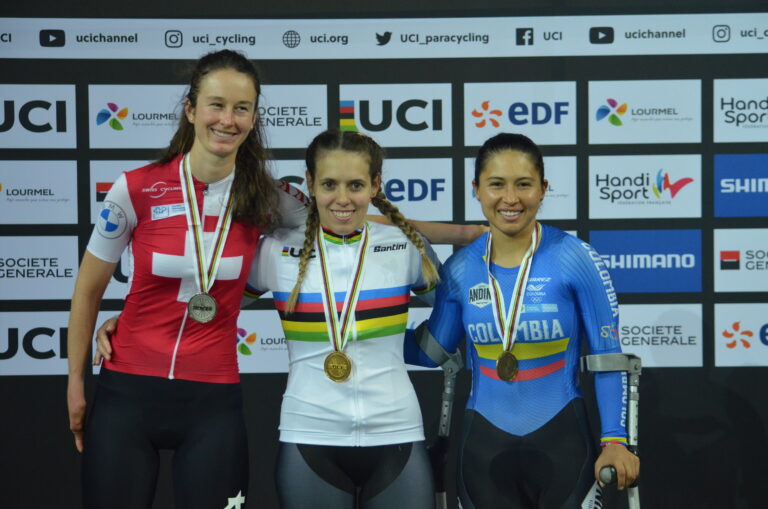 Carolina Munévar gana su segundo bronce en el Campeonato del Mundo de Para ciclismo