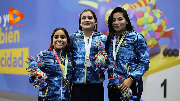 Podio colombiano en la Para natación de los Juegos Parapanamericanos Juveniles