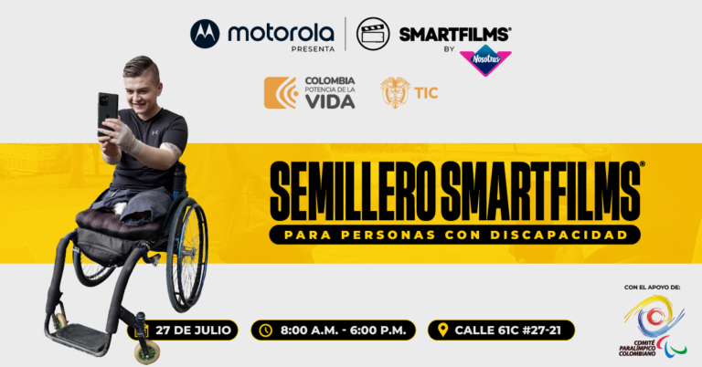 El nuevo semillero gratuito de SMARTFILMS para personas con discapacidad