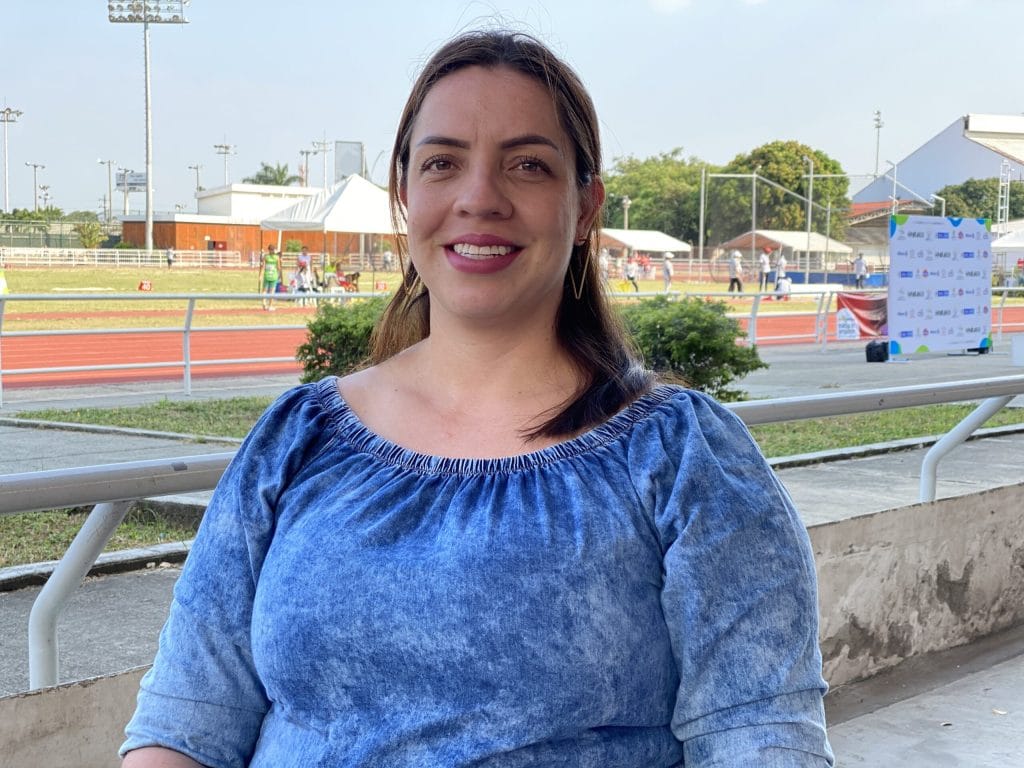 Erica Castaño, representante de los Para atletas colombianos