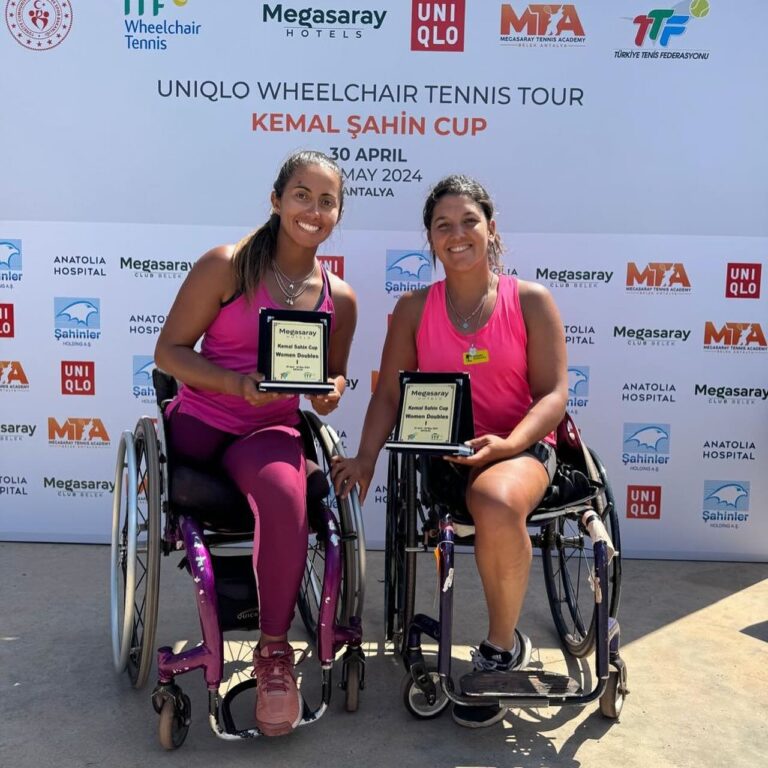 María Angélica Bernal triunfa en la Copa Kemal Sahin de Tenis en Silla de Ruedas