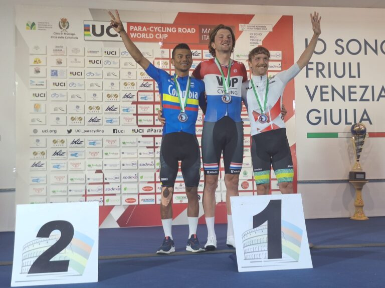 Carlos Vargas gana plata para el país en la copa mundo de Para ciclismo en Italia