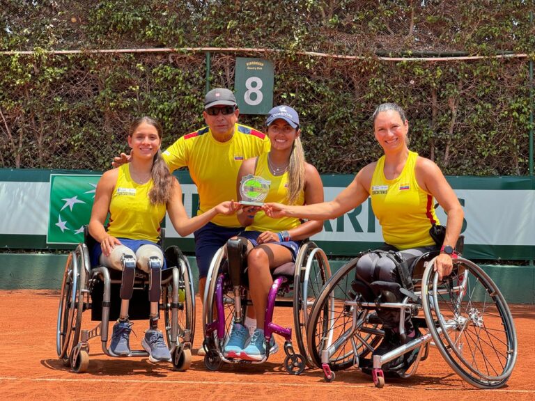 El equipo colombiano de tenis en silla de ruedas inicia su participación en el Campeonato Mundial por equipos