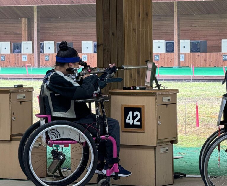 María Teresa Restrepo cumple con éxito en la Copa Mundo de Para Tiro deportivo