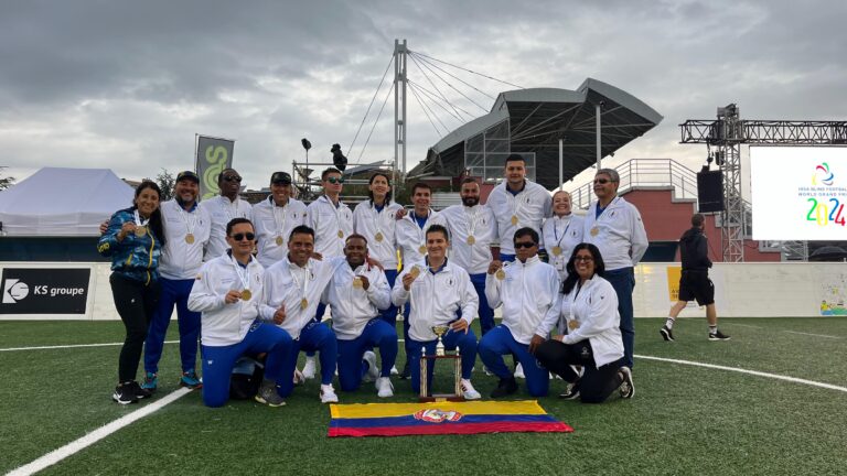 Colombia triunfa en el Grand Prix de Fútbol para Ciegos en Francia