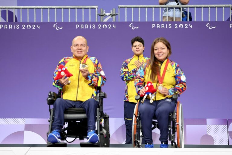 Con 3 medallas y 5 diplomas se cierra el octavo día de competencias en los Juegos Paralímpicos para la delegación colombiana